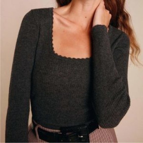 Rouje Tops - ISO Rouje Terry Top Grey / Anthracite FR 36